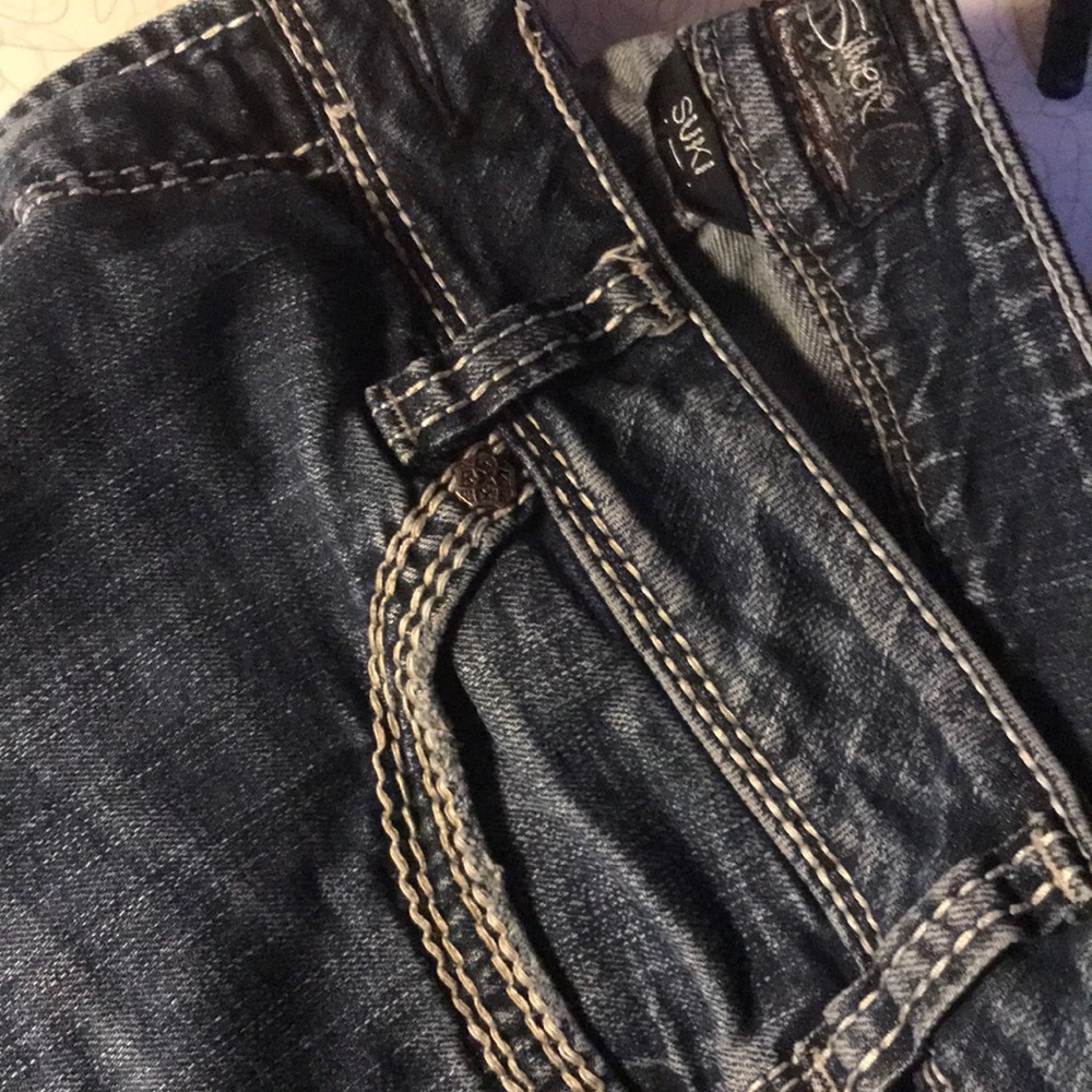 Silver jeans